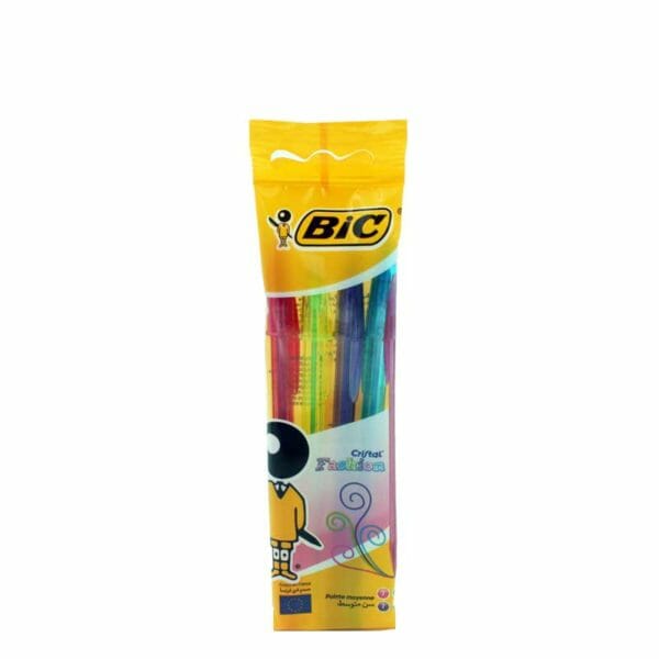 Pochette 4 stylos à bille BIC cristal fashion